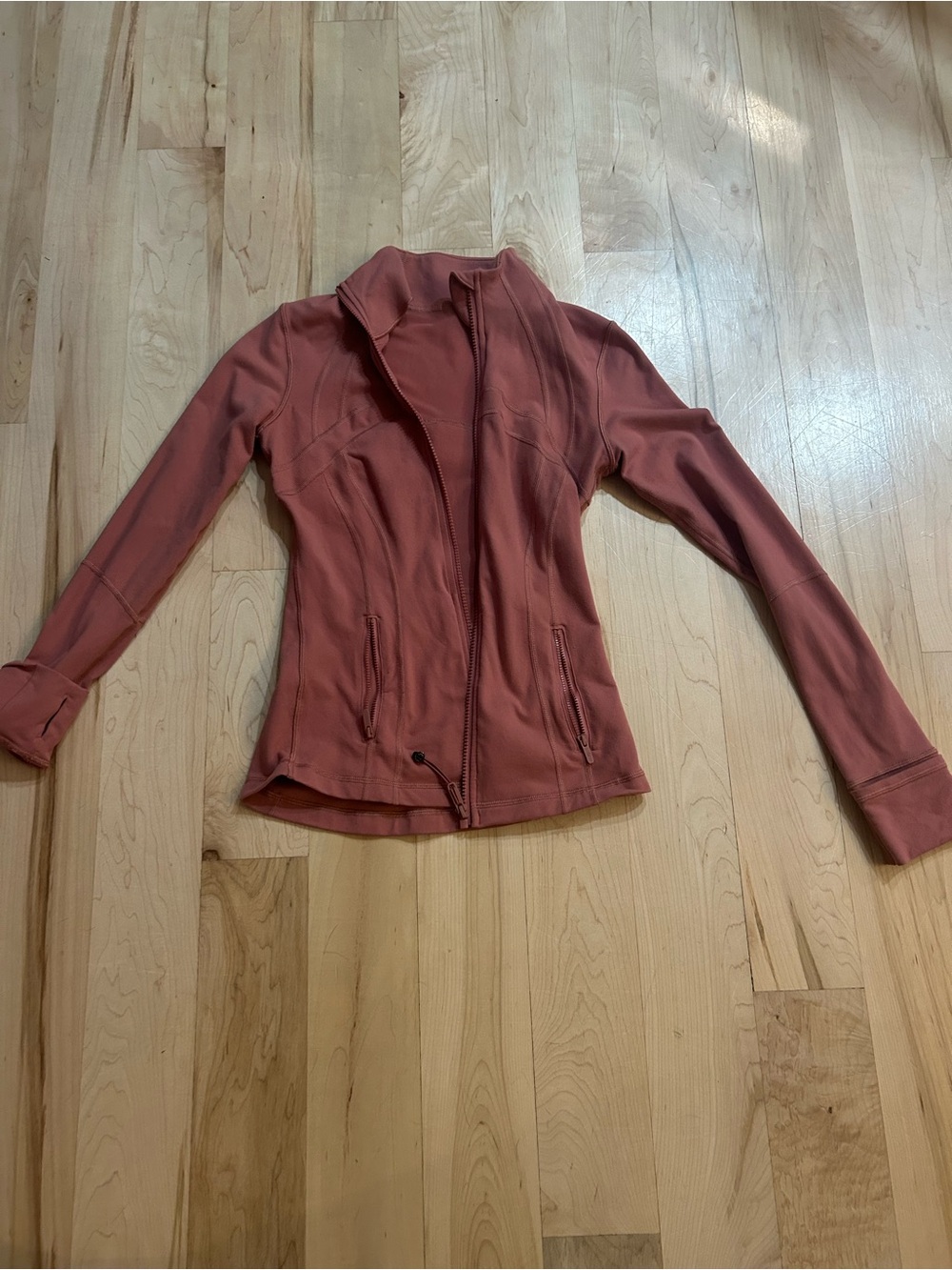 Women’s Long Sleeve Zip-Up Jacket in Dusty Rose Lululemon